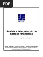 Imesfac Analisis Interpretacion Estados Finacieros