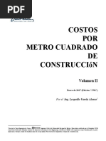 Costos Por Metro Cuadrado de Construccion 2