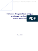 Evaluación Del Aprendizaje, Una Guía Práctica PDF