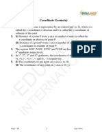 Coordinate Geometry: ST ND RD TH ST ND RD TH