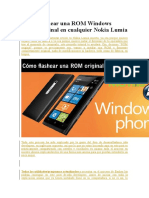 Cómo Flashear Una ROM Windows Phone Original en Cualquier Nokia Lumia