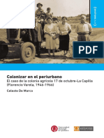 Colonizar en El Periurbano. El Caso de La Colonia Agricola 17 de Octubre/la Capilla, Florencio Varela, 1946-1966