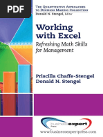 Working With Excel Refreshing Math Skills For Management