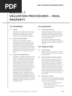 Valuation Procedures - Real Property