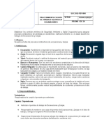 Procedimiento de Seguridad para Trabajos de Excavaciones y Zanjas