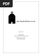 Abu Hanifa Rediscovered