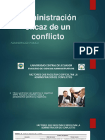 Administración de Un Conflicto