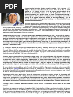 Breve Biografia de La Pontifica Madre Teresa de Calcuta