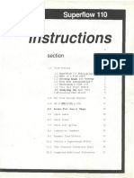 Superflow 110 Instructions