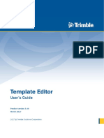 Template Editor User Guide