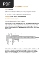 Vernier Calipers