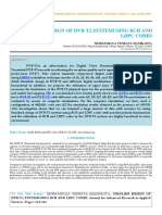 IAETSD-JARAS-Simulink Design of DVB-T2 Systemusing BCH and LDPC Codes