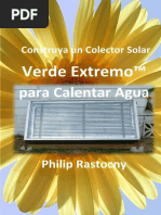 Construya Un Colector Solar Verde Extremo para Calentar Agua PDF