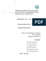 Unidad Didactica Administración I - CA.