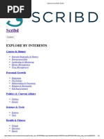 Scribd: Explore by Interests