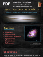 Espectroscopía Astronómica'emcc 2.0