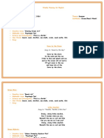 37 Weekly Planning For English - May 30th, 2016