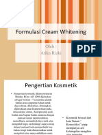 Formulasi Cream Whitening