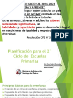 Presentación Planificación 2° Ciclo