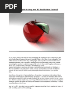 Tutorial Glass Apple in Vray and 3D Studio Max