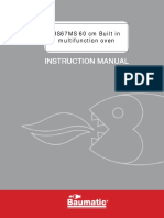 Baumatic Oven Manual