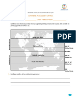 4° Guía Paralelos y Longitud