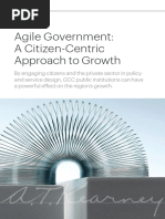 Agile Government - A Citizen-Centric Approach To Growth