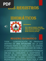 Registros Idiomaticos