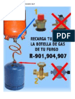 Recarga de Gas Licuado GLP