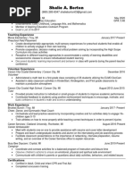 Education Resume