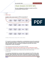 CCNA 2 Pretest Exam Answers v5.0 2015 100%: MAC Address Kernel Shell