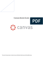 Canvas Admin Guide