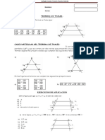 Aplicaciones Semejanza Teorema de Thales PDF