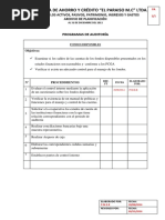 Formato Del Programa y Cuestionario...