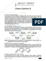 Enlace Químico II - Enlace Puente de Hidrogeno - Dipolo - Dipolo - Pre Escolar Mariscal