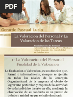 La Valoracion Del Personal Admon Personal