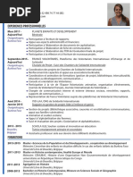 CV - Lauranne Paris Antelo