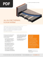 Jablite All in One Thermal Floor System Data Sheet