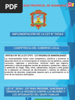 Implementación de La Ley 30364