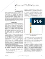 Blast Design Using Measurement While Drilling Parameters