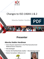 ISO 14644 Parts 1 & 2 - Changes