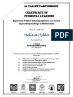 Professional Learning Mathematics 19 May 2017