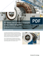 Siemens Air Cooled Generators Sgen 100a 4p Brochure PDF