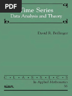 Brillinger D.R. Time Series (SIAM, 2001)