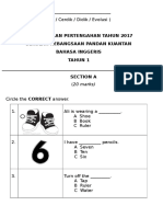 Year One Mid Paper One