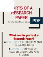 Parts of A Research Paper