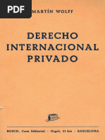 1309 Martin Wolff - Derecho Internacional Privado