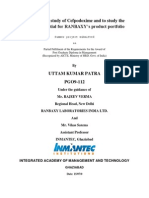 Comparative Study of Cefpodoxime and To Study The Market Potential For RANBAXY's Product Portfolio