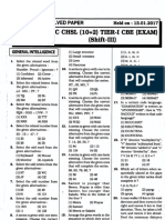 SSC CHSL Exam 13 1 17