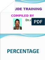 Aptitude Training: Compiled by